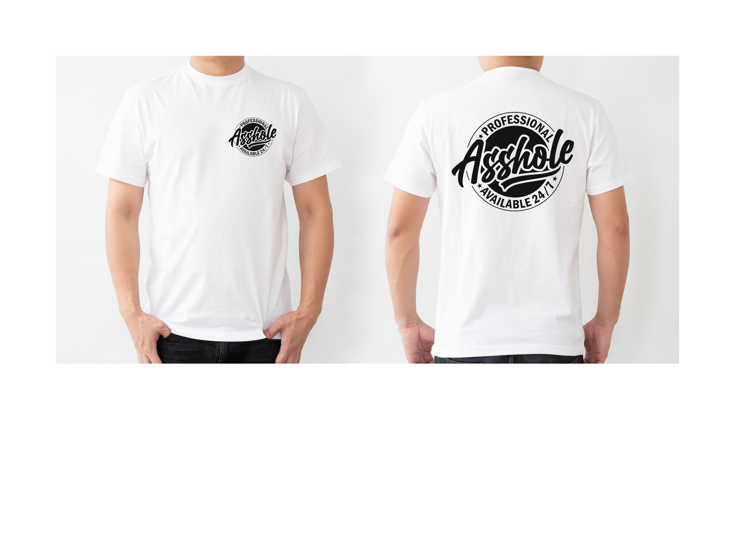 Professional A**hole Short Sleeve Tshirt